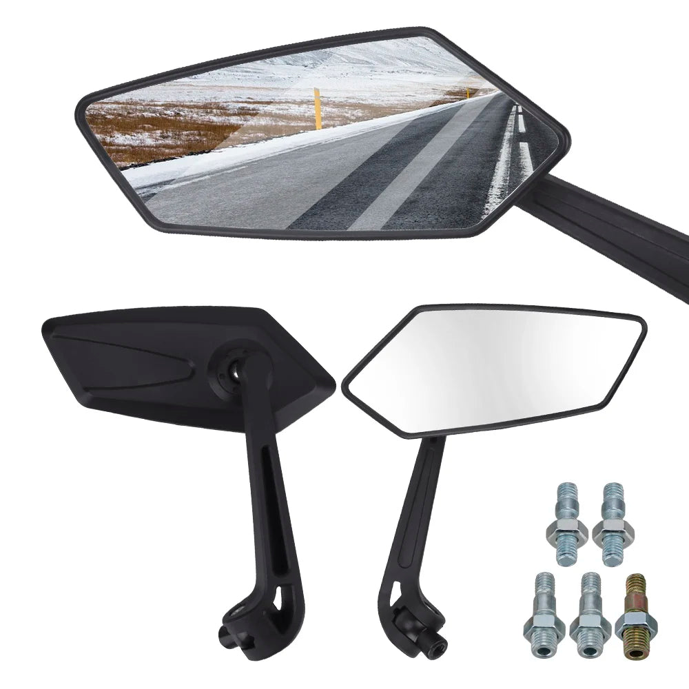 Motorcycle Handlebar Mirror Rearview Motorcycle Bar End Mirror For Cafe Racer Scooter Motocross Mirror 8/10mm