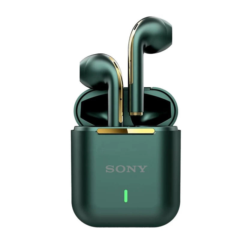 SONY J18 Wireless Bluetooth Earphones HiFI In Ear Stereo Soundtrack Microphone Waterproof Touch Noise Reduction Earphones
