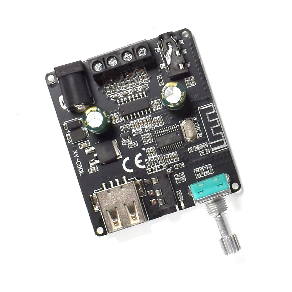 1 Set 50W 2.0 HIFI Vibration Speaker Portable Stereo Audio Loudspeaker Bluetooth 5.0 Class D Amplifier System DIY Home Theater