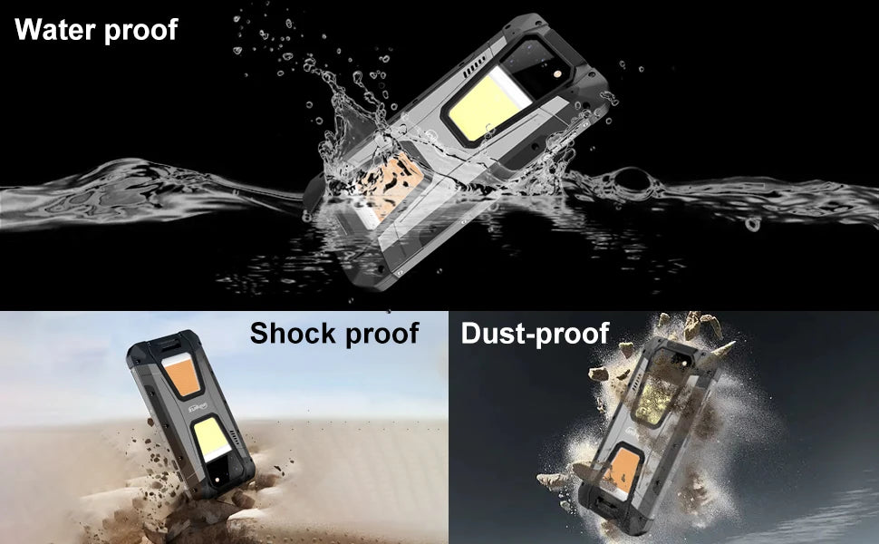 Unihertz TANK 2 Projector phone 22GB 256/512GB 32MP 108MP 64MP Night Vision Double Camping Light 15500mAh G99 Support TF SD NFC