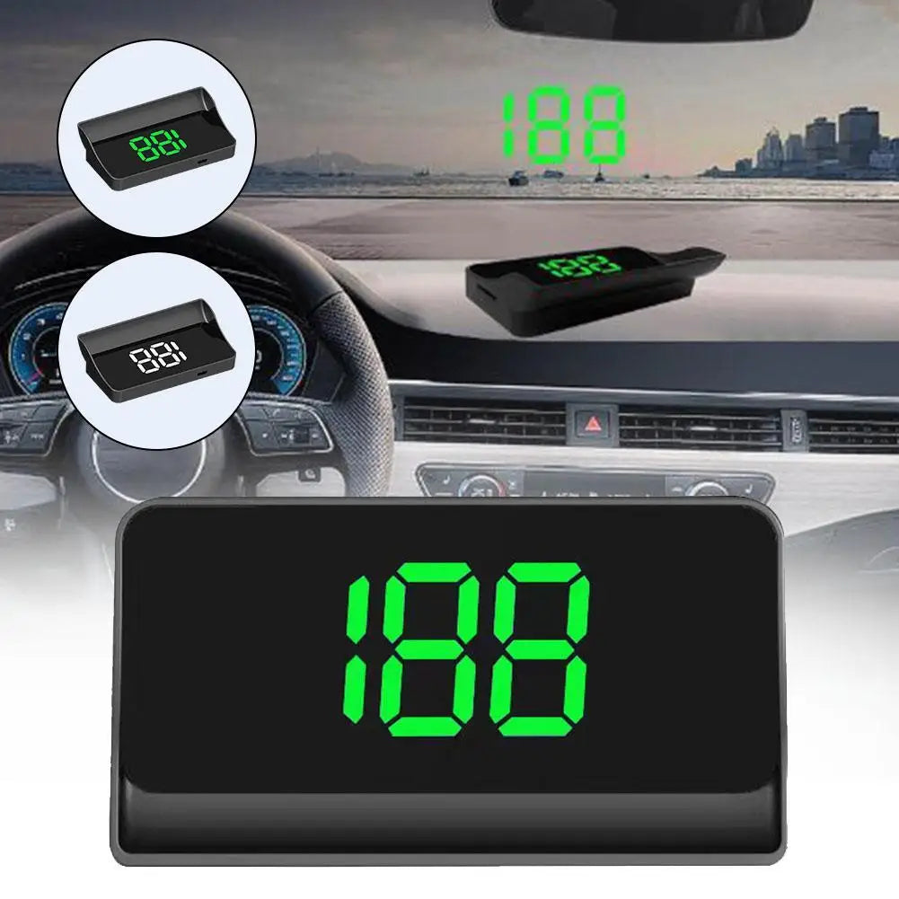 Car Head Up HD Display GPS Speedometer Speed KMH Digital HUD Windshield Projector For All Cars Auto Electronics Accessory