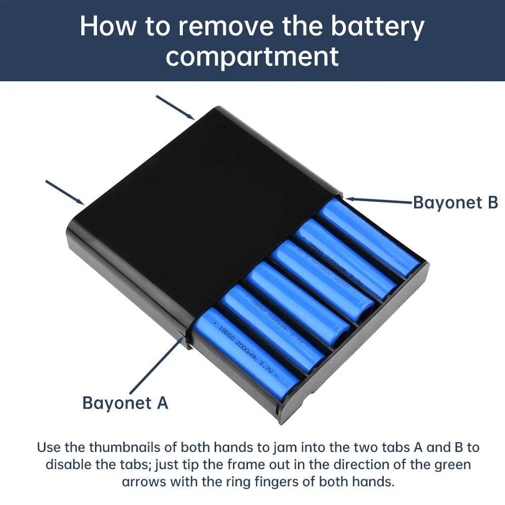 5V9V12V Output Power Bank Box for Cellphone Power Storage Case Tablet Modem 6x/3x 18650 Battery UPS Uninterrupted Power Supply