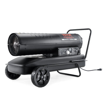 Kerosene Forced Air Heater, 175000 BTU Portable Air Space Heater with Thermostat, 13.2 Gallon Tank Energy-Efficient heavy-duty H