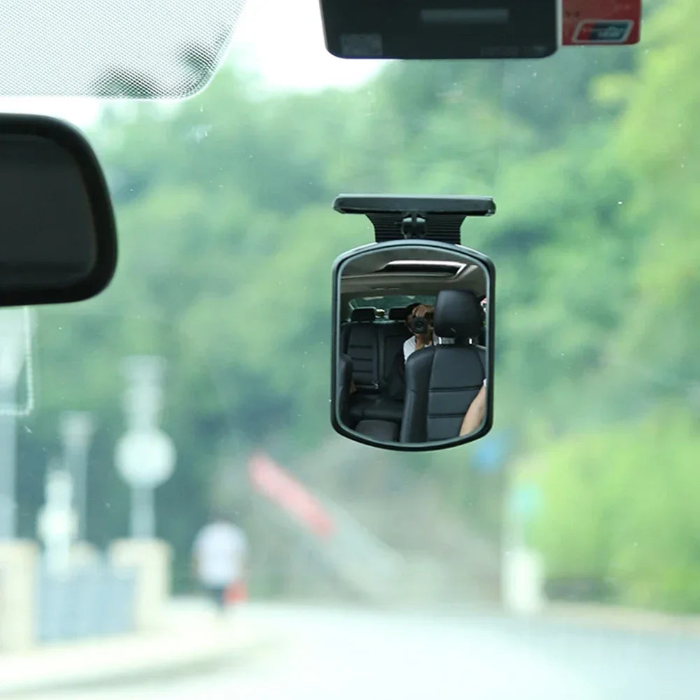 Auto Observing Back Seat Auxiliary Mirror Rotating Baby Car Rearview Baby Monitor Car Safety View Back Seat Mirror Car Interior