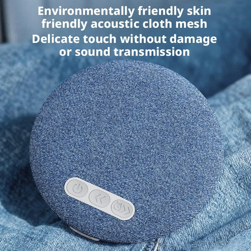 Bluetooth Pillow Speaker for Sleeping, Ultra-Thin Under Pillow Sound Machine with White Noise HiFi Stereo Audio Sleeping Aid