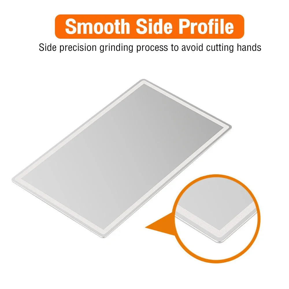 Car Makeup Mirror Stainless Steel Portable Auto Sun-Shading Visor HD Mirrors Car-styling Auto Interior Mirror