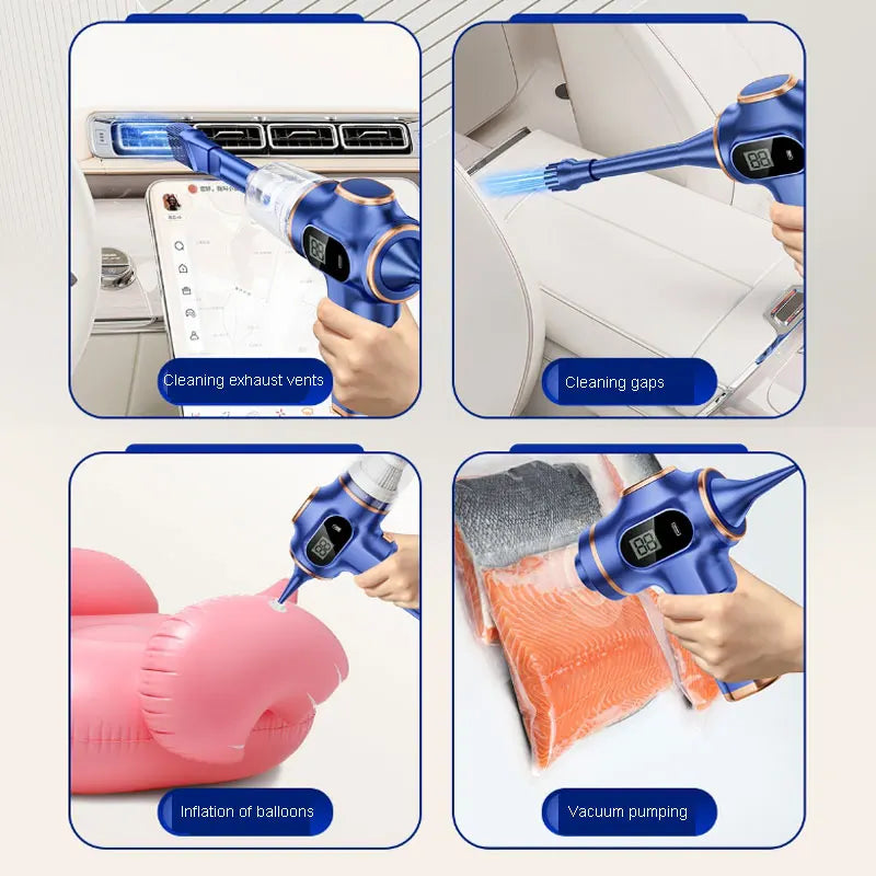 Portable Wireless Vacuum Cleaner Automobile Portable Robot Vacuum Cleaner 4 In1 Handheld For Car Home Appliances Dust Collector