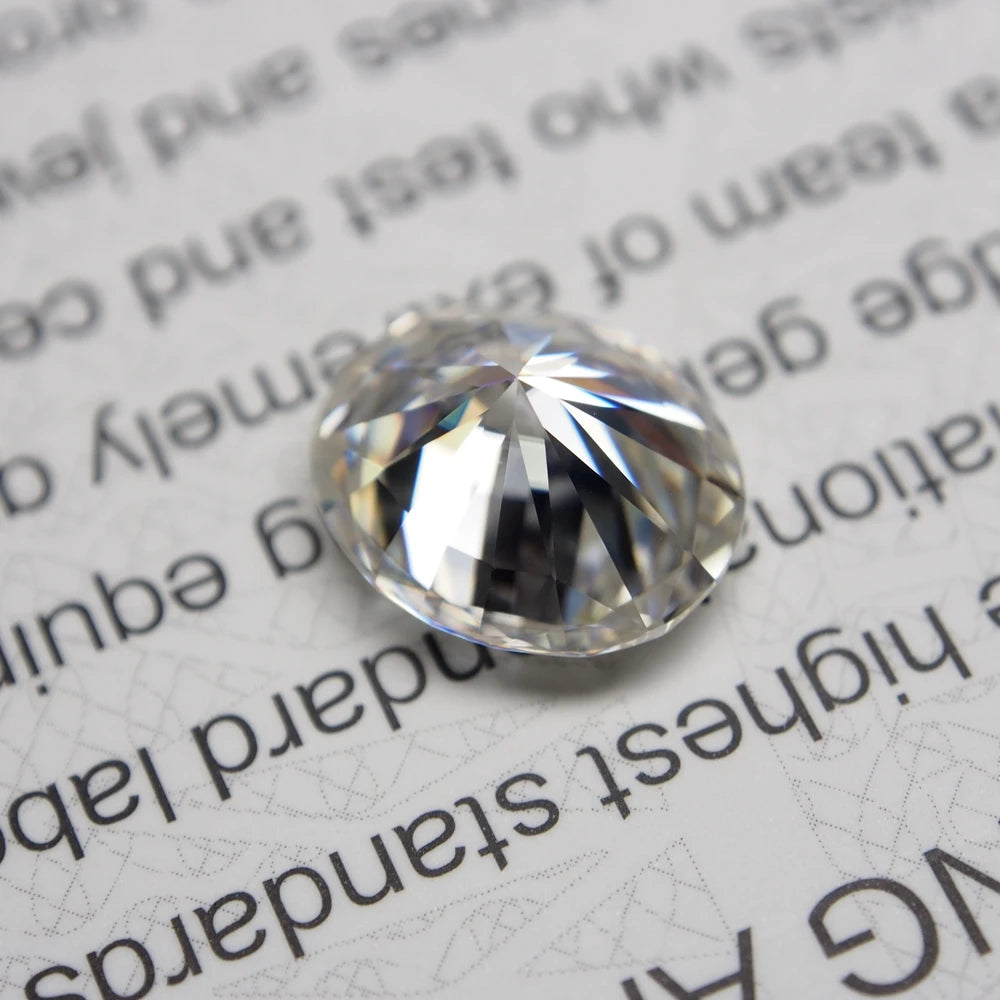 DJMAX 0.1-30ct Rare Oval Cut Moissanite Loose Stone D Color Lab Grown Super White Certified Ellipse Oval Moissanite Diamond