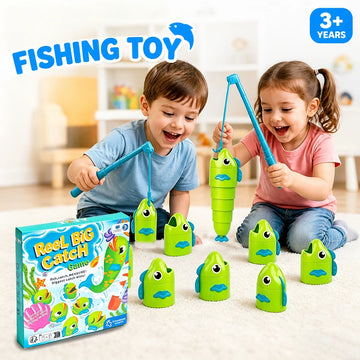 Fishing Battle Board Game Kid Fishing Master Toy Fish Body Stretchable Long Short Competition Family Interaction Educational Toy