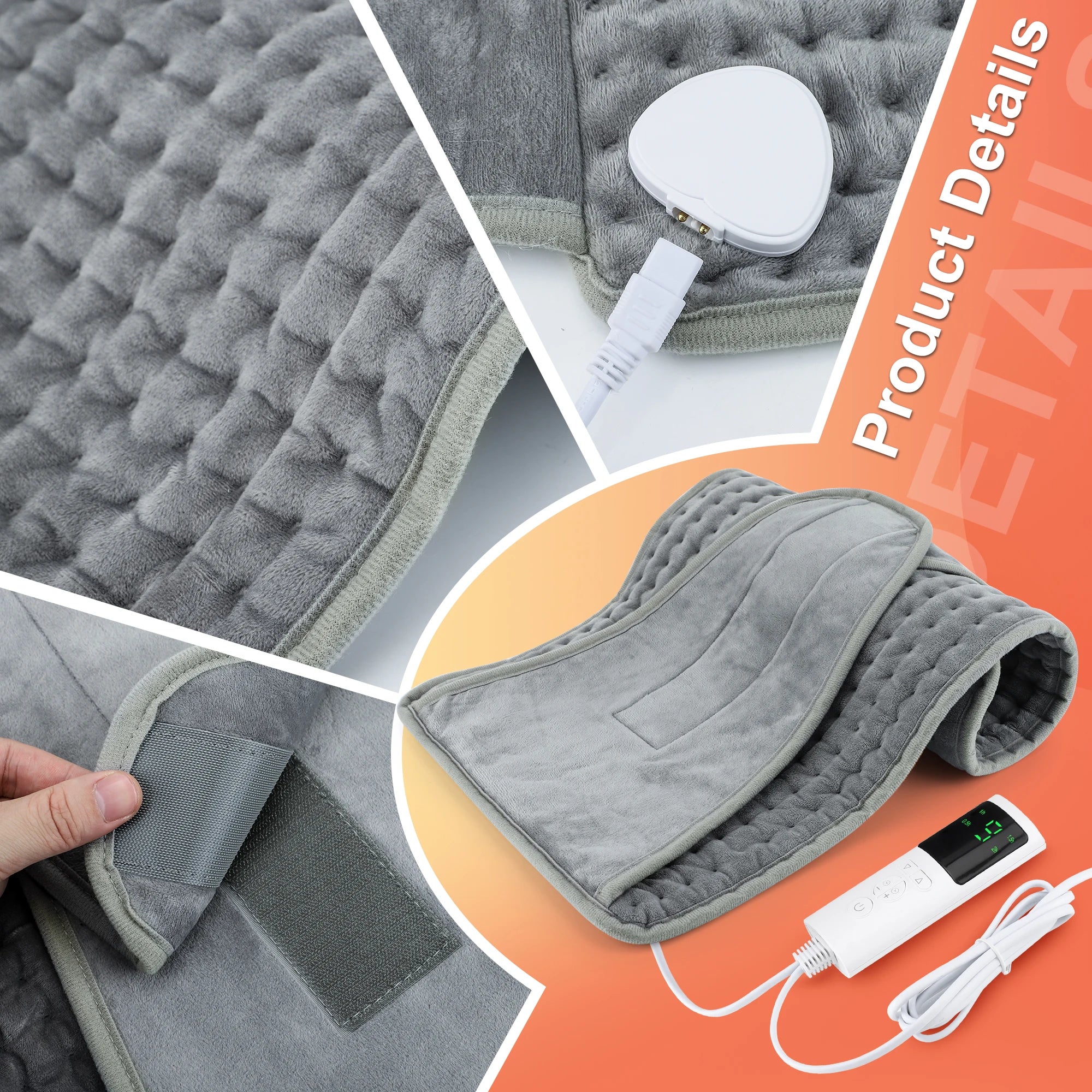 Electric Heating Pads for Cramps Winter Heater Mat For Office Sofa Beds Waist Back Warmer Blankets Camping 110V 220V Washable