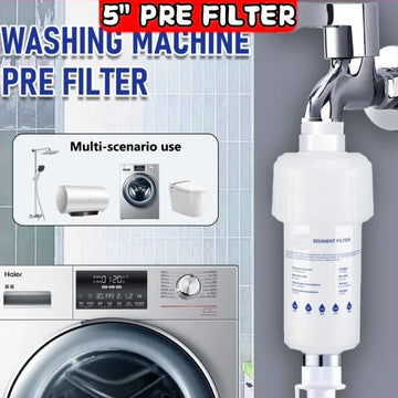Washing Machine Shower Spray Sediment Water Purifier Filter 5'' PRE FILTER Water Filter Cartridge Toilet Water Heater Pre-filter