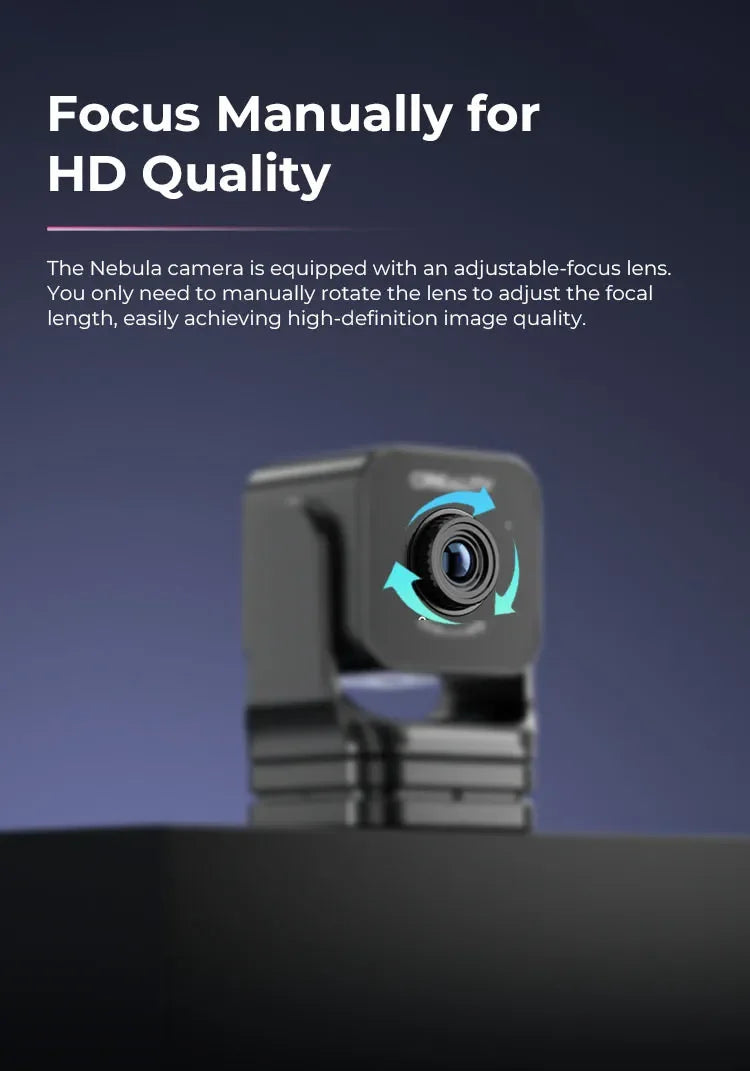 Creality Nebula Camera High-definition USB Camera with Time-lapse Filming Night Vision Function for Ender 3 V3 KE/Halot Mage Pro