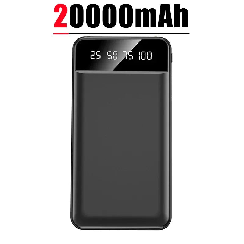 50000mAh Portable Power Bank Charging Intelligence Digital Display External Battery Pack Dual USB For Fast Heating Vest Jacket