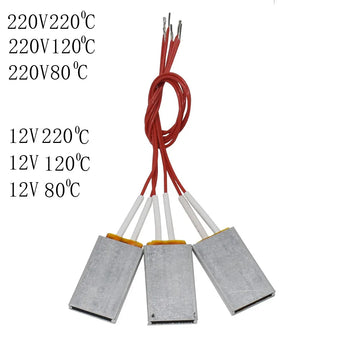 220V/12V 80-220 Degrees Celsius PTC Heaters Heating Element Hair Dryer Accessories Curlers Heater Poultry Incubator 1 Pcs