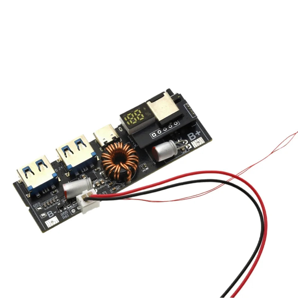 3S/4S/5S Bidirectional PD Power Bank Module – 6 Port 65W~100W Fast Charge DIY Mobile Power Motherboard Kit
