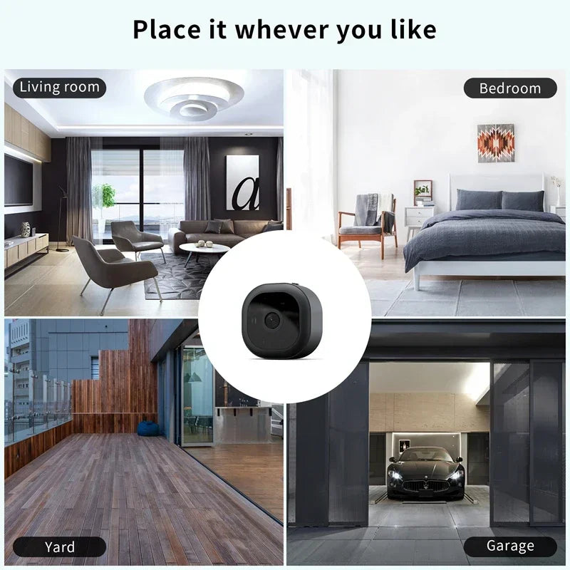 4K Smart Wireless Home Surveillance HD Camera Battery Camera Indoor Outdoor Security Monitor For Home Theft Prevention