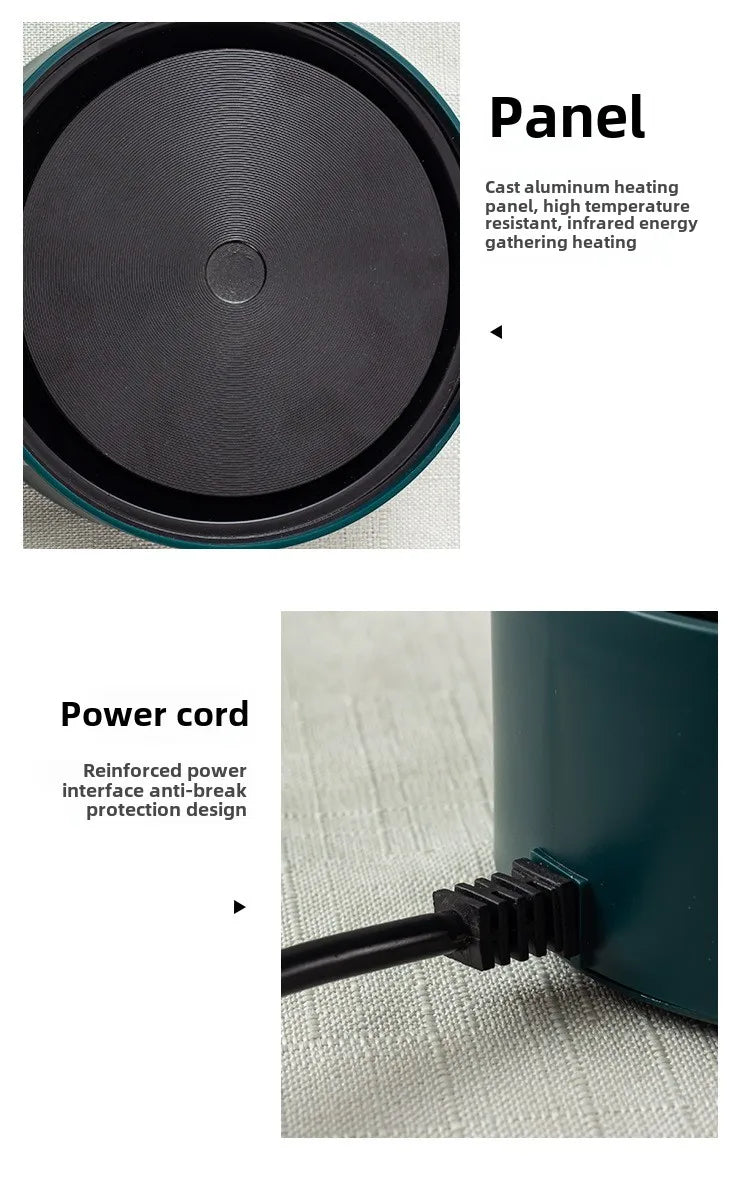 Electric Mini Coffee Heater Milk Tea Mocha Heating Stove Hot Plate Multifunctional Cooking Pot Oven Small Furnace Cooker
