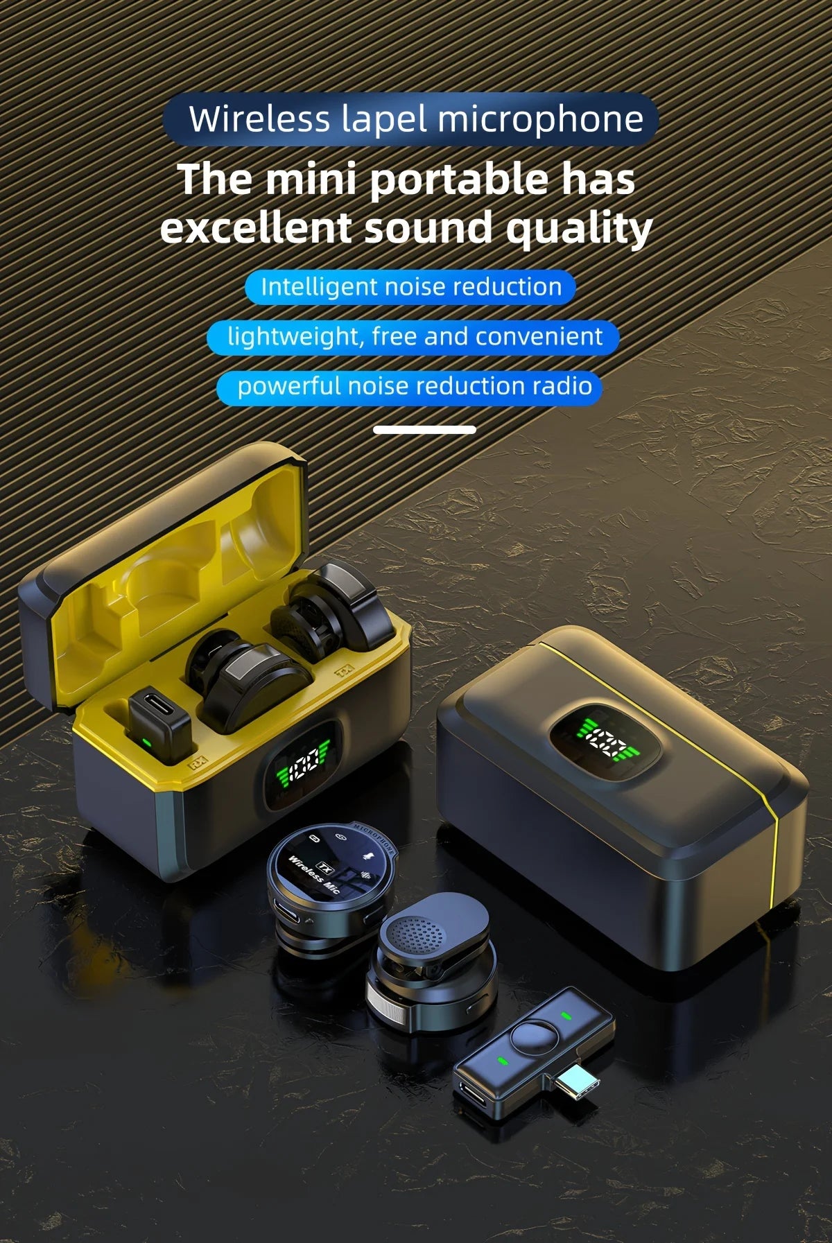 J6 Wireless Lavalier Mics Plug & Play Lapel Miccrophone for Seamless Video Recording, Vlogging, Live Streaming & Interviews