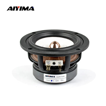 AIYIMA 1Pcs 4 Inch Full Range Speaker 4 8 Ohm 30W HIFI Treble Mediant Bass Loudspeaker Desktop Bookshelf Audio Sound Speaker DIY