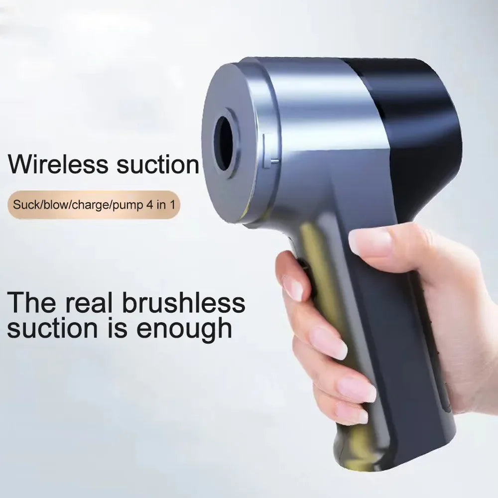 Car Vacuum Cleaner 4 in1Wireless Vacuum Cleaner Duster Handheld Vacuum Pump For Home Portable Cordless StrongSuction Car Cleaner