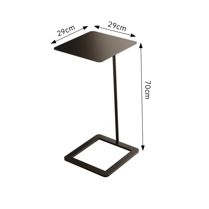 Corner Side Table for Living Room Narrow Sofa Gap Mini Coffee Table Outdoor Small Side Desk