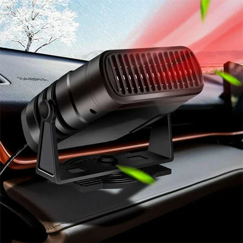 12/24V Car Heater 2 in 1 Car Cooling & Heater Fan Car Windshield Fast Heating Defrost Defogger Electric Heating Dryer Demister