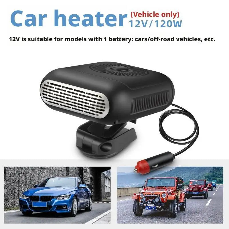 12v/24v Car Heater Fan For Car Front Windshield Defogging Demister Car Anti-Fog Heater Defroster Interior Accessories