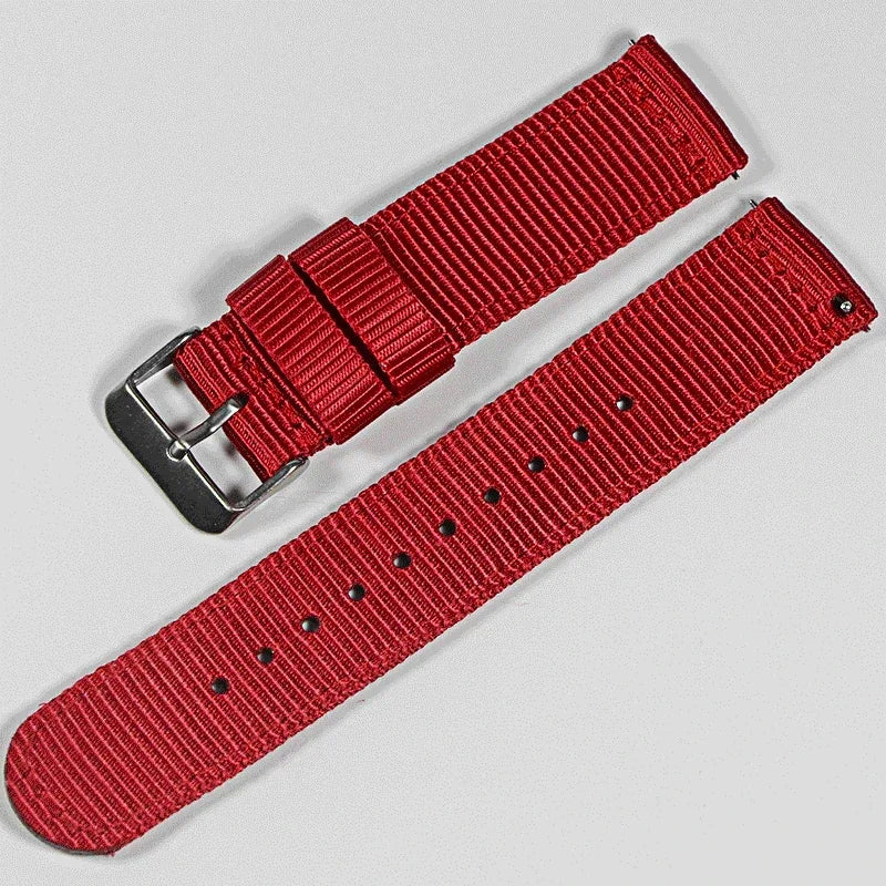 Nylon strap 18mm 20mm strap 22mm strap quick release design suitable for smart watches