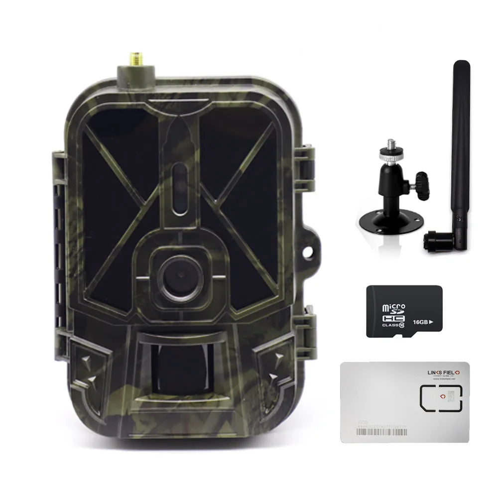 4K Live Stream Trail Camera 4G  30MP APP Clould Service Hunting Cameras 8000Mah Li-Battery Night Vision Photo Traps HC940PROLI