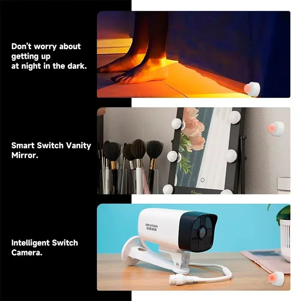 Tuya Zigbee 3.0 PIR Motion Sensor Detector Infrared Smart PIR Sensor Wireless Home Alarm System Works with Alexa Smart Life App