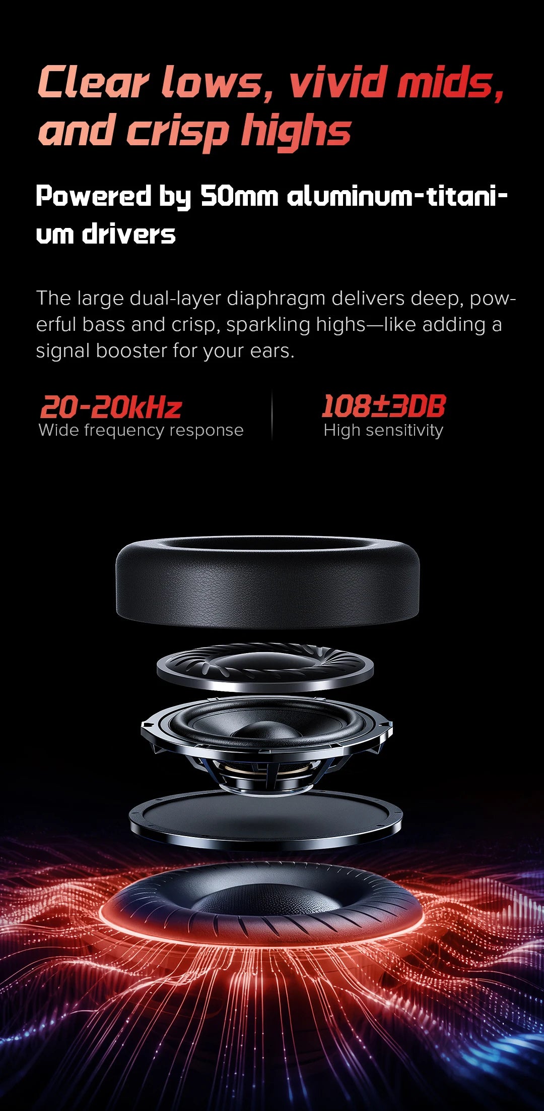 HAYLOU HexStorm G1 Wired Gaming Headphone 7.1 Surround Sound 50mm Dual Driver Esports Gamer Headset with Mic For PS4 PS5 PC