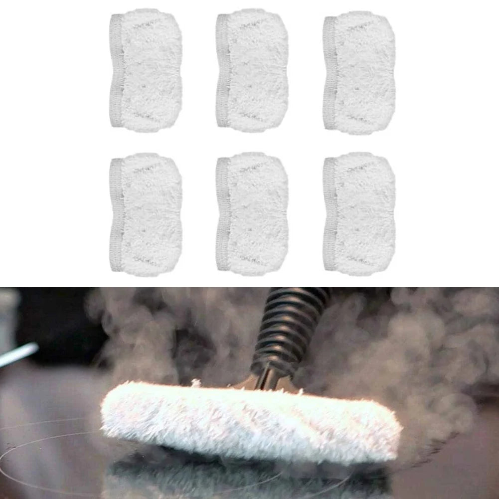 6pcs Mop Cloth Pad For Vaporetto For Smart 100 And Handy Steam Cleaners Cleaning Cloths Vacuum Cleaner Parts
