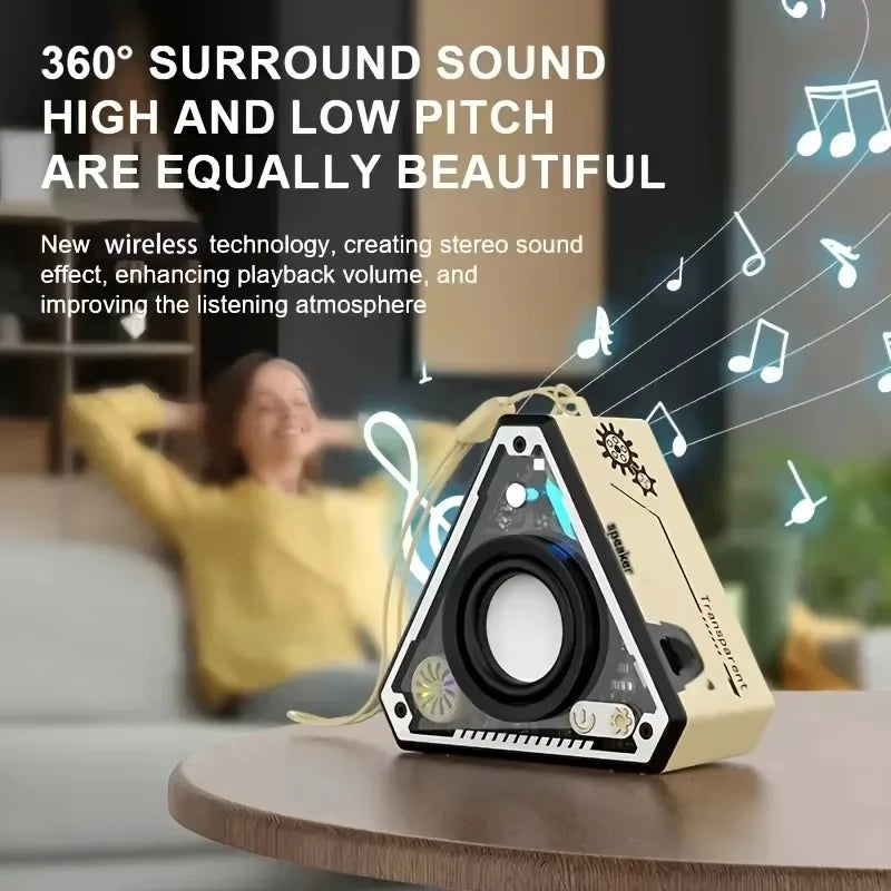 Portable TWS Bluetooth Speaker Audio Subwoofer Mini Wireless Portable Speaker HiFi Music Surrounding Sound Outdoor Loudspeaker