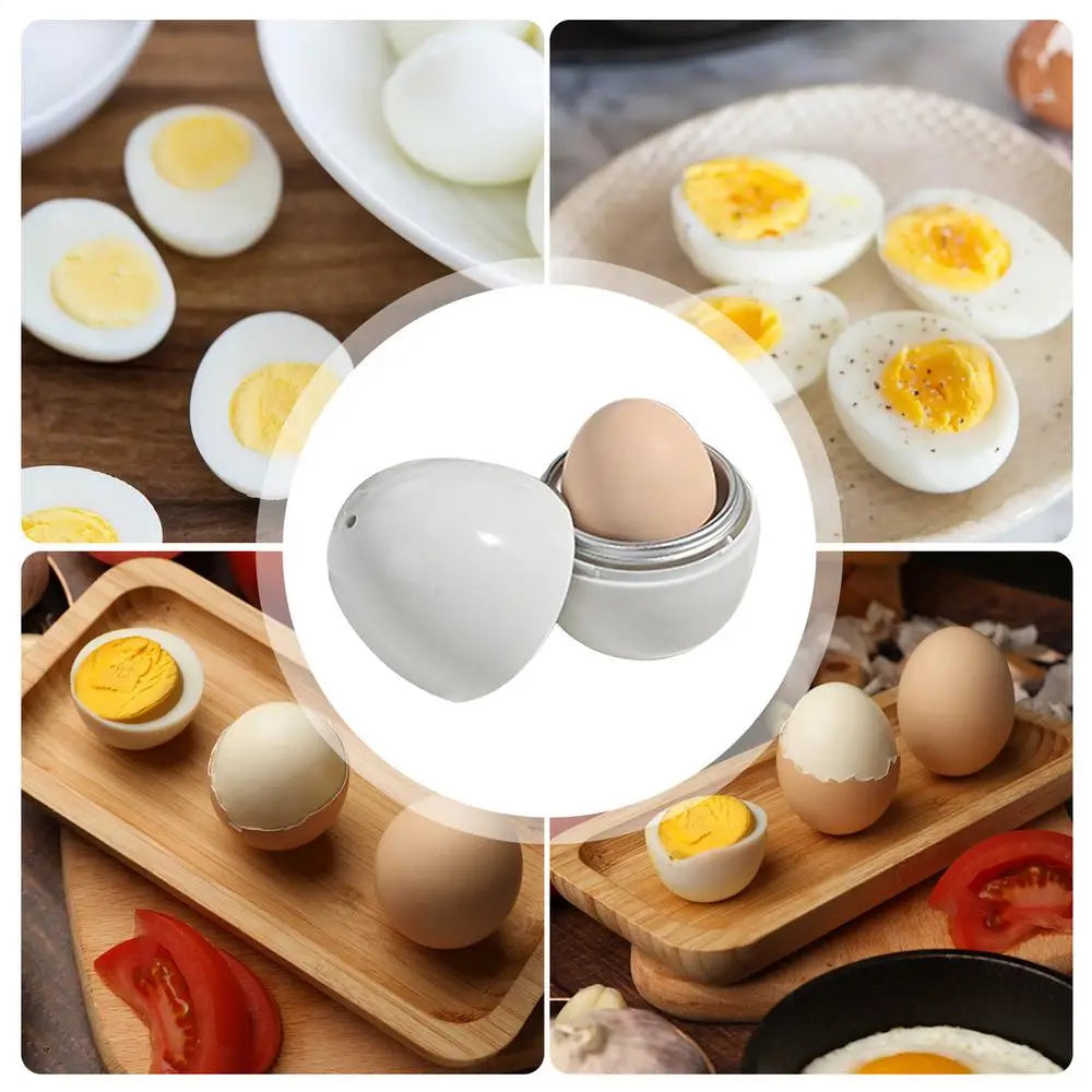Microwave Egg Poacher Microwave Boiled Egg Maker Cooking Accessories Rapid Egg Cooker Egg Steamer for Hard Soft Boiled Egg