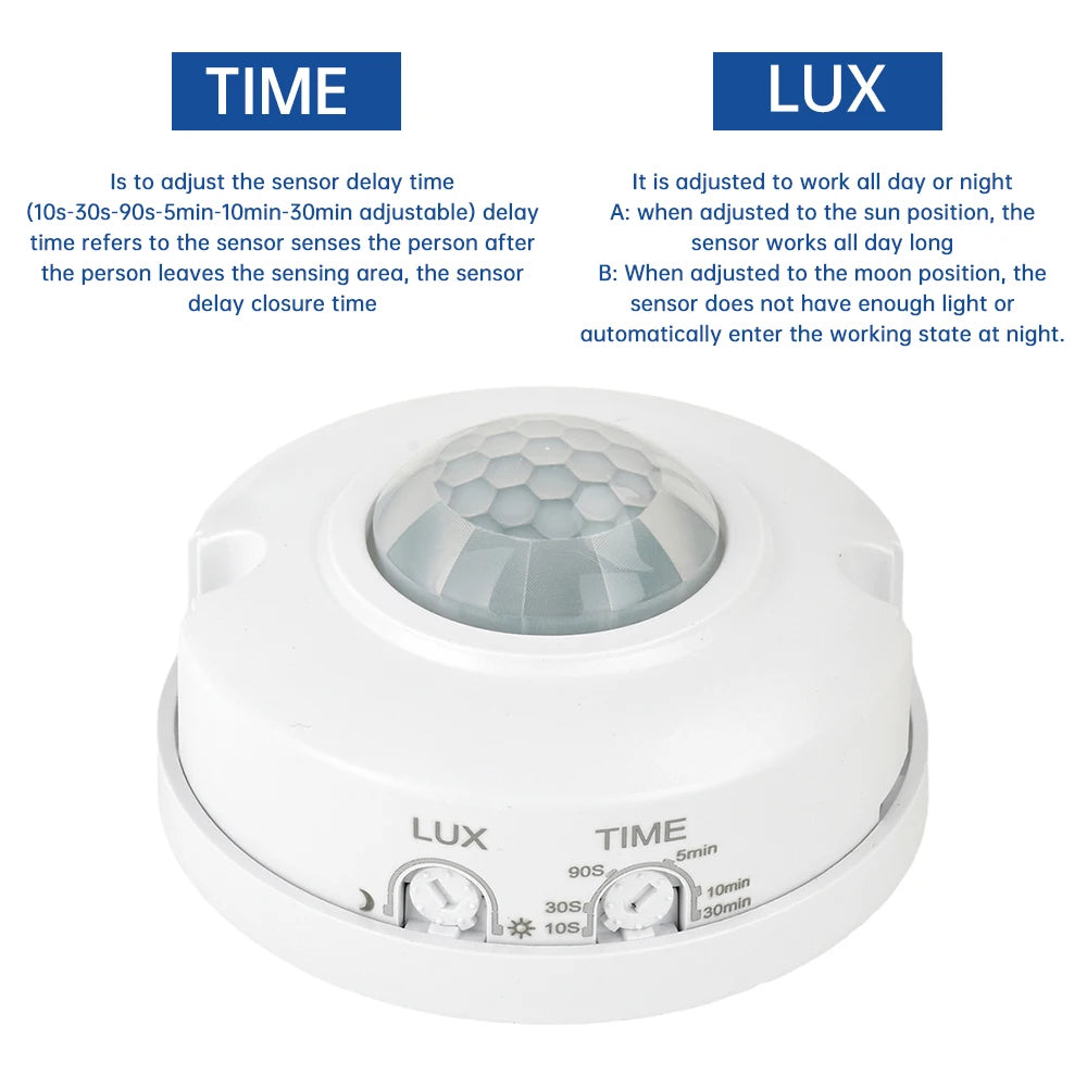 Smart Home Mini Motion Sensor Switch AC 220-240V Ceiling Infrared Human Body PIR Sensor Smarthome For Stairs Corridor Washrooms