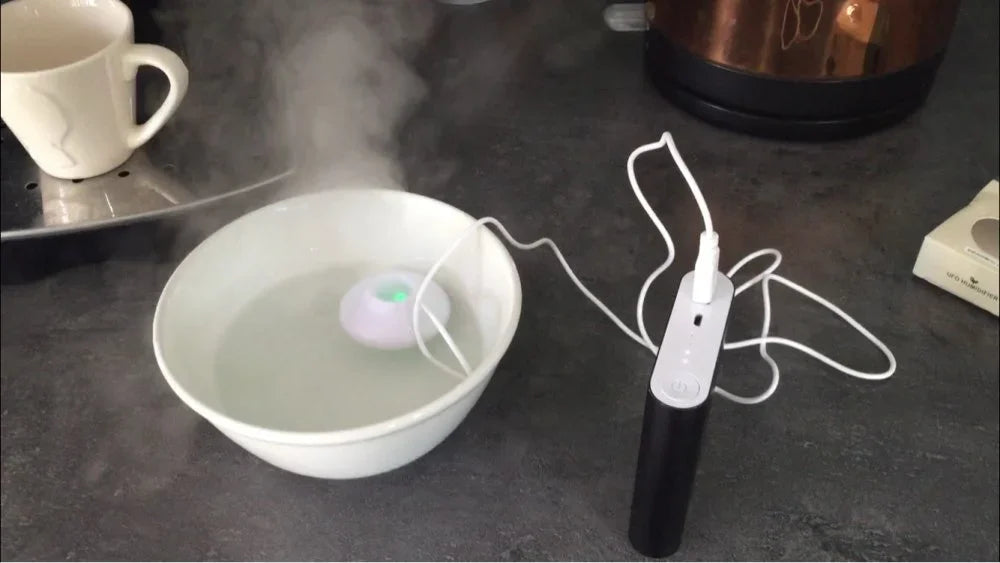 1Set Portable Mini Negative Ion Humidifier USB Car Air Purifier Aroma Diffuser Steam for Home