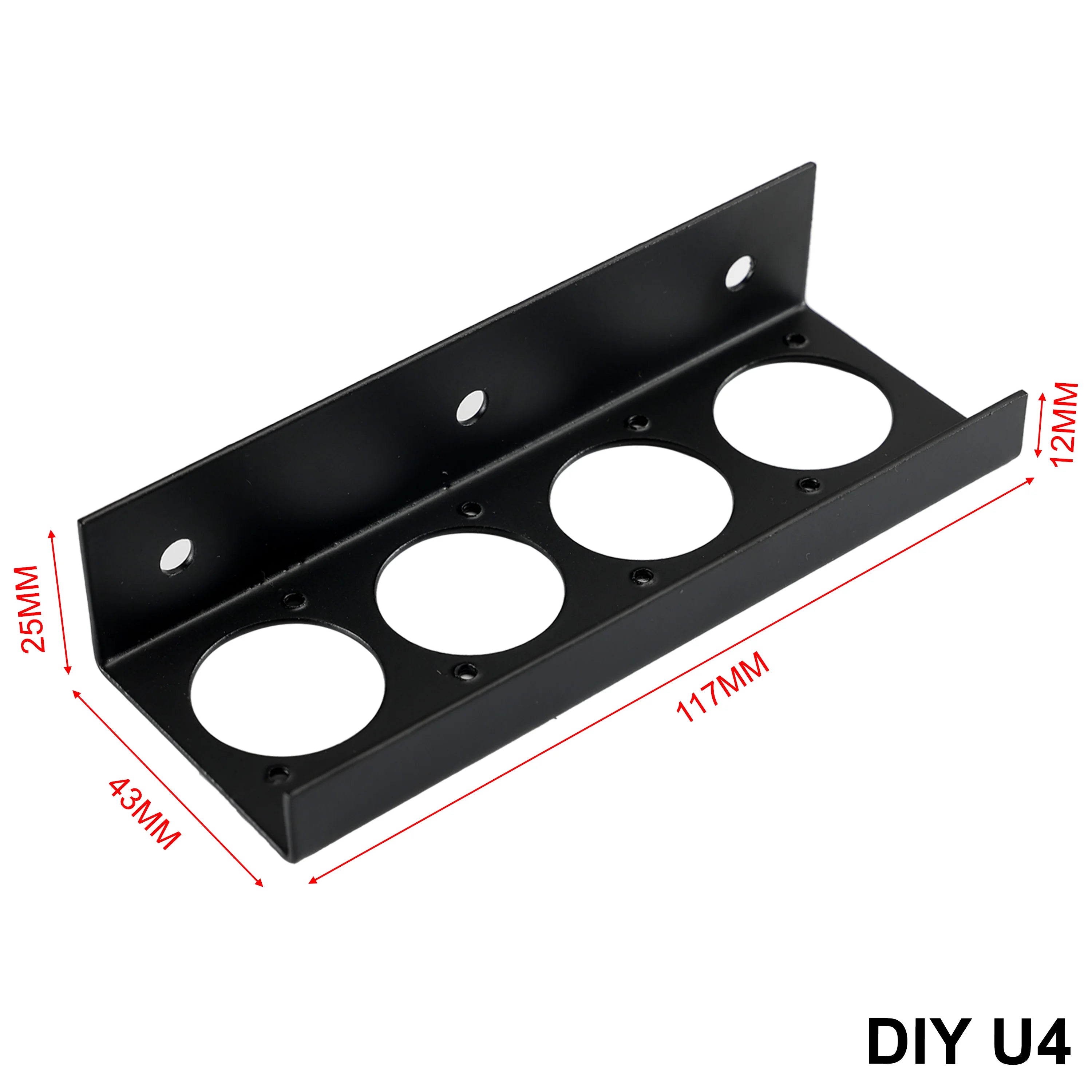 Pro-C DIY PRO Audio Guitar Effect Adaptor Pedal Board Side Port Panel Mount Bracket Kit Accessories