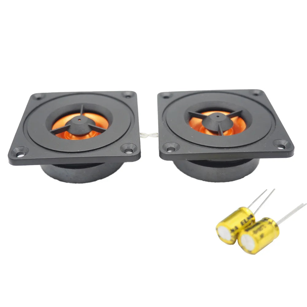 2Pcs/lot 2 Inch 52MM Tweeter 4 Ohm 15W Treble Speaker DIY Bluetooth Home Sound Theater Loudspeaker Modified Car Speakers