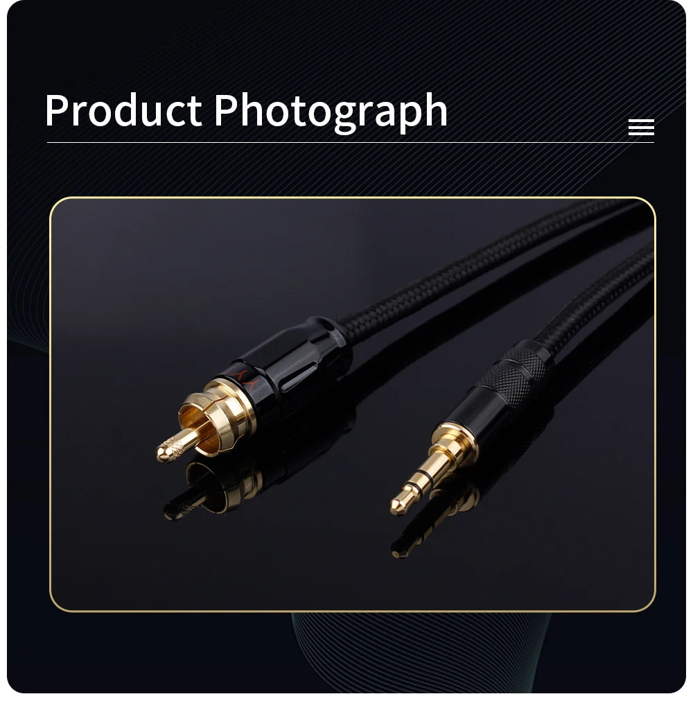 HIFI 3.5mm To RCA SPDIF Coaxial Digital Audio Cable SPDIF Coaxial Cable HiFi Home Theater For Computers Amplifier Decoder XiaoMi