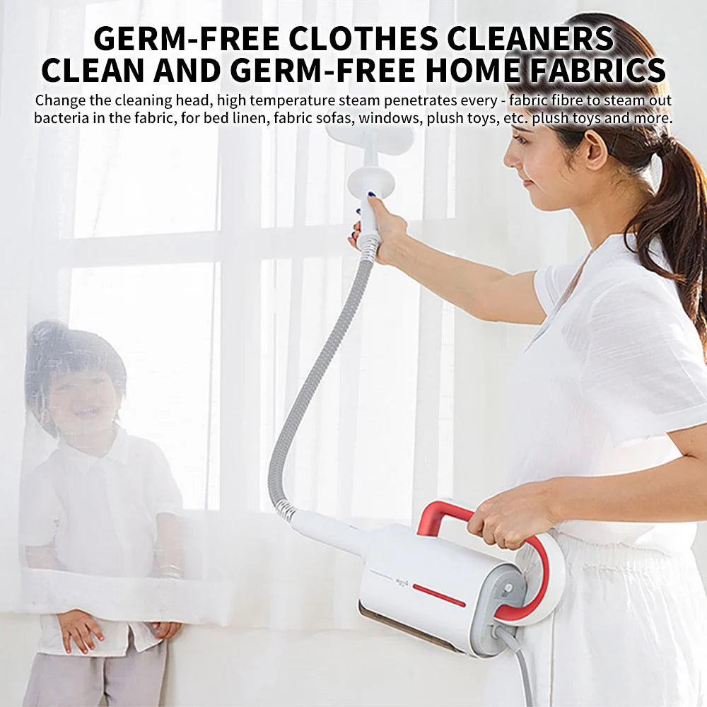Original Deerma DEM-ZQ610 Steam Mopping Machine Multifunction Household Cleaning mop Aspirador 5 Attachments Mold