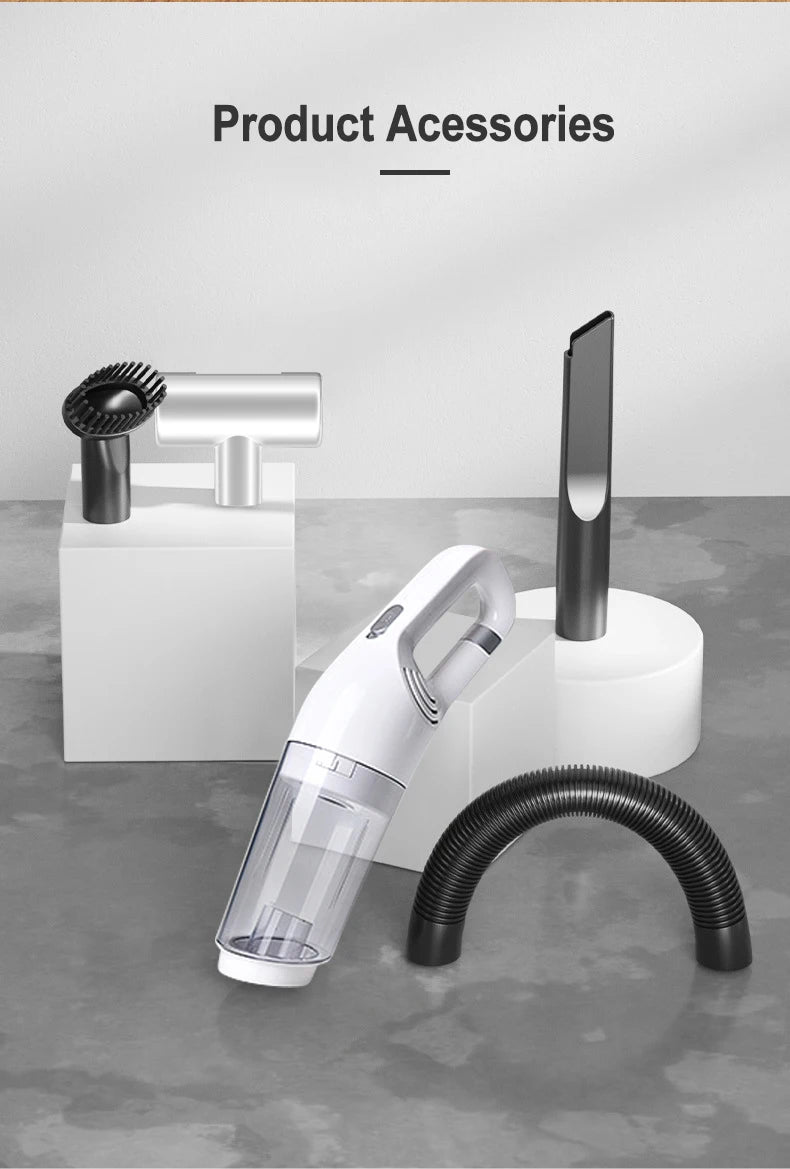 Handheld Vacuum Cleaner 6500P Powerful Suction LED surface Multifunctional Wireless Vacuum Cleaner for Car Floor Household