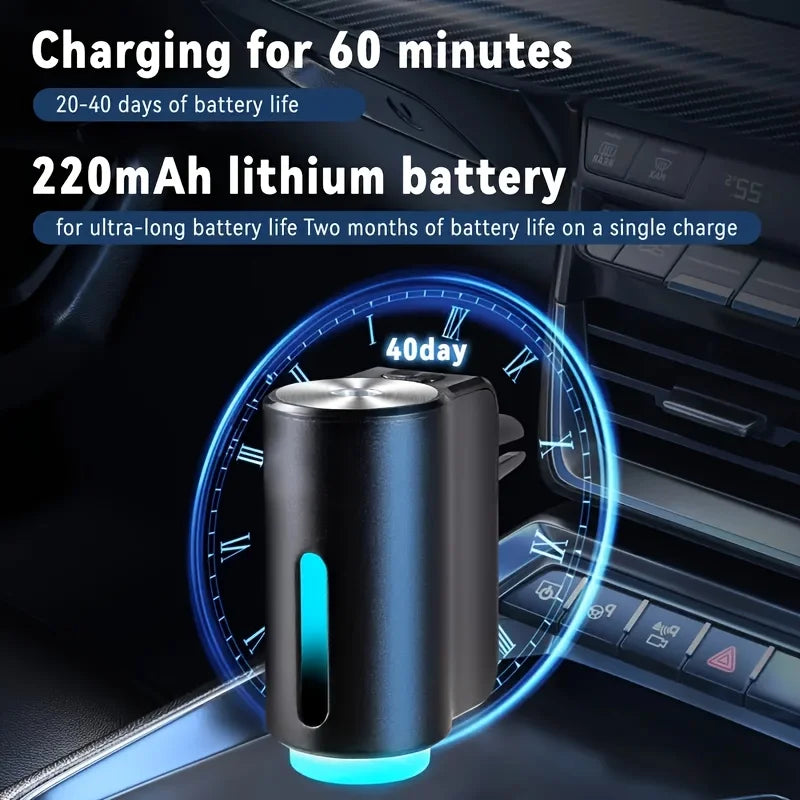 Car Diffuser Purifier Essential Fragrance Aroma AI Air Aromatherapy Humidifier Freshener Perfume Oil Mounted Ionizer Generator