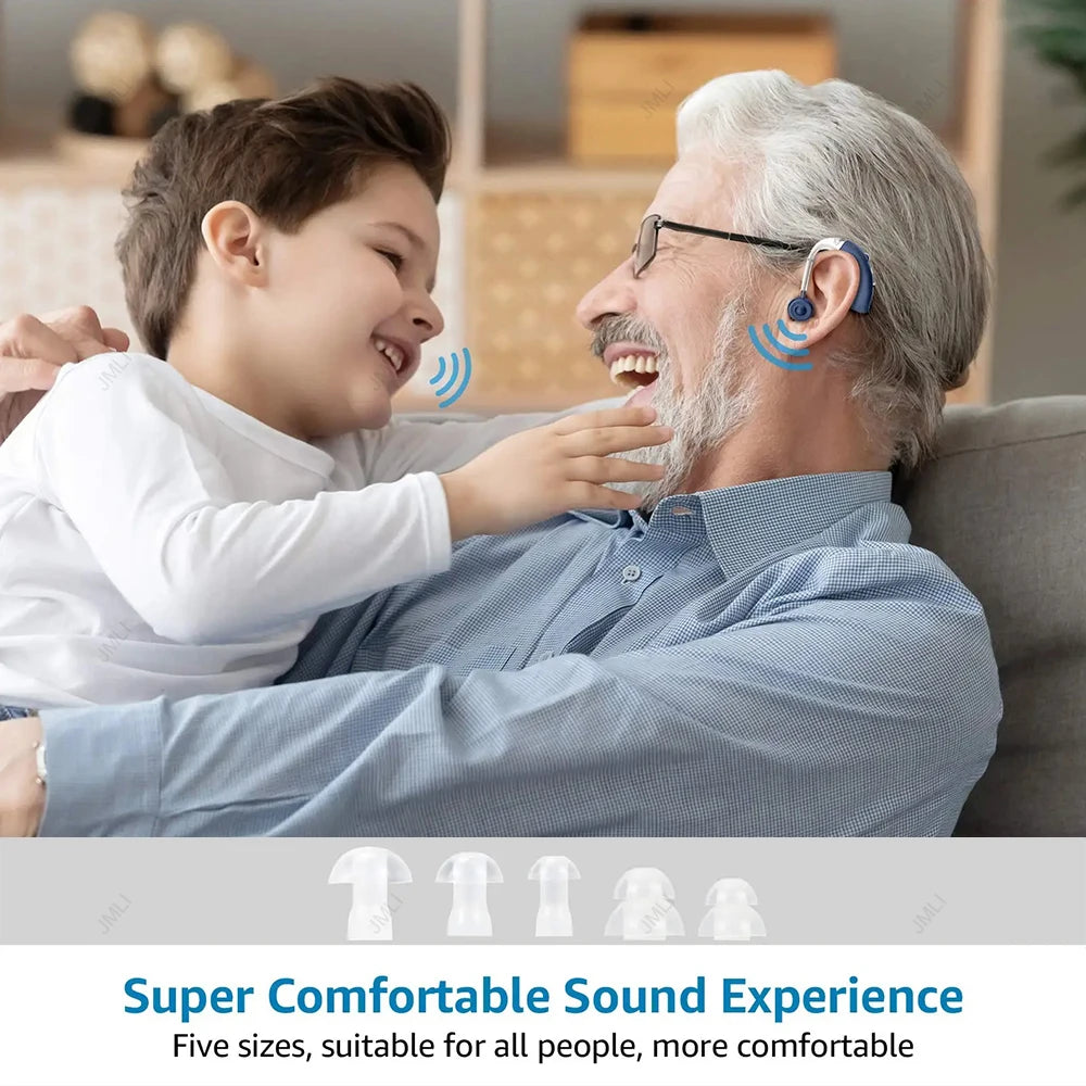2024 Best Digital Hearing Aids for Seniors Invisible Rechargeable Sound Amplifier with Noise Cancelling for Adults Hearing Loss
