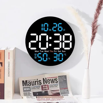 Digital Wall Clocks Large Screen With Timing Countdown Function Clocks For Home Bedroom Living Room Office Home Decoration
