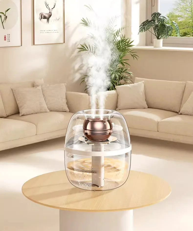 Humidifier Air Purifier Double Spray Humidifier with Night Light Quiet Humidifier Cool Mist Aromatherapy Heavy Fog Home Tool New
