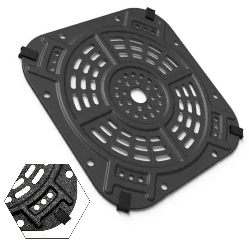 21 5x21 5cm For Air Fried Plate Tray Replacement for 2QT For Air Fryer For AF141 Long Lasting Material and Simple Maintenance