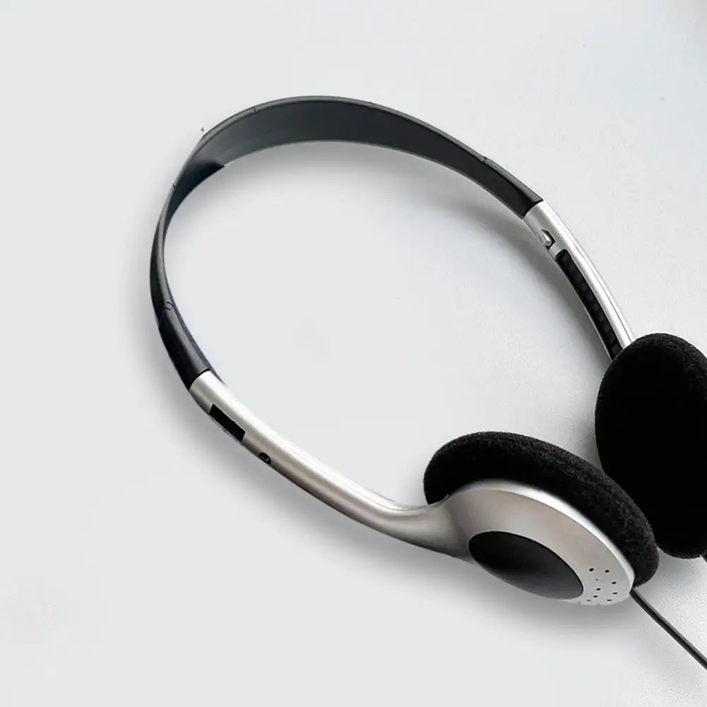 Portable Headphones Personality Retro Nostalgic Headset Black Fashion Style Headset Over Ear Earbud 3.5mm Wired Headset NEW