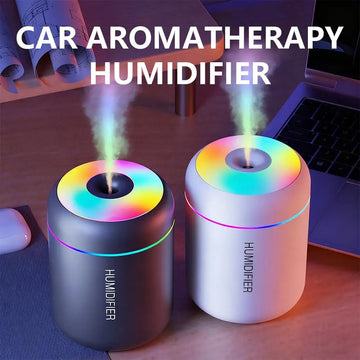 180ML Mini Air Humidifier USB Electric Aroma Diffuser Essential Oil Purifier Aromatherapy Mist Maker Lights For Car Home Bedroom