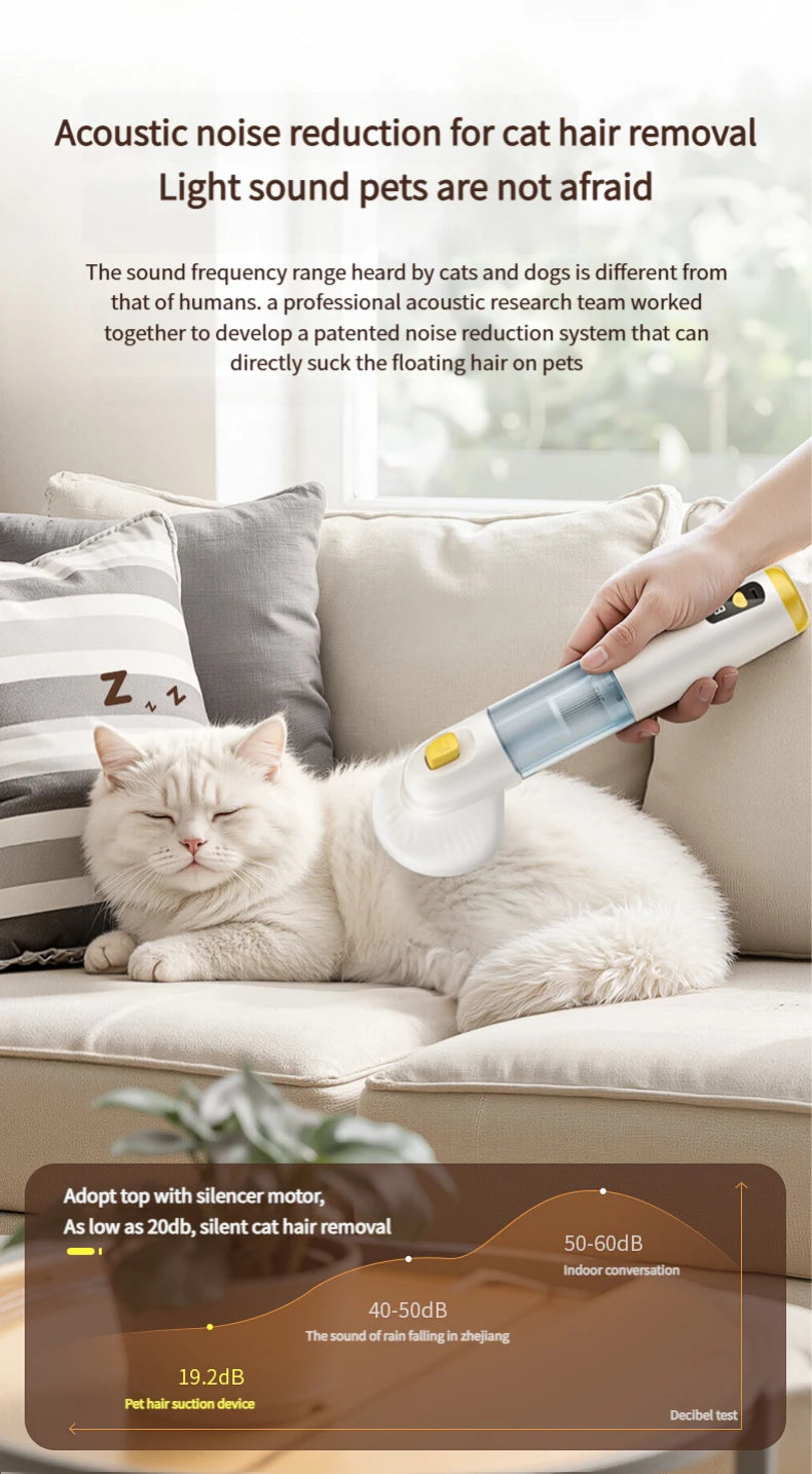 Multifunctional pet vacuum cleaner with advanced cyclonic technology for long lasting suction and pet hair removal