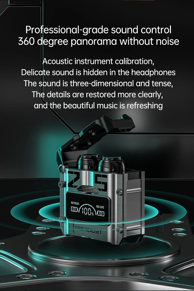 Original M25 TWS Wireless Headphones Earphones Bluetooth Touch Control Noise Reduction Stereo Earbuds Headsets for Xiaomi Iphone
